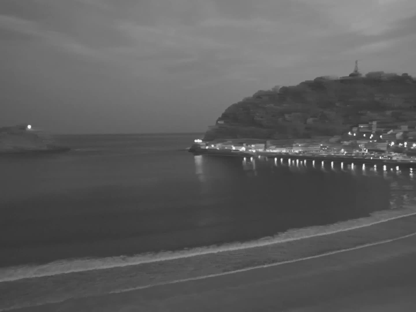 San Sebastian, Playa La Concha Beach Live Cam - Gipuzkoa, Basque, Spain
