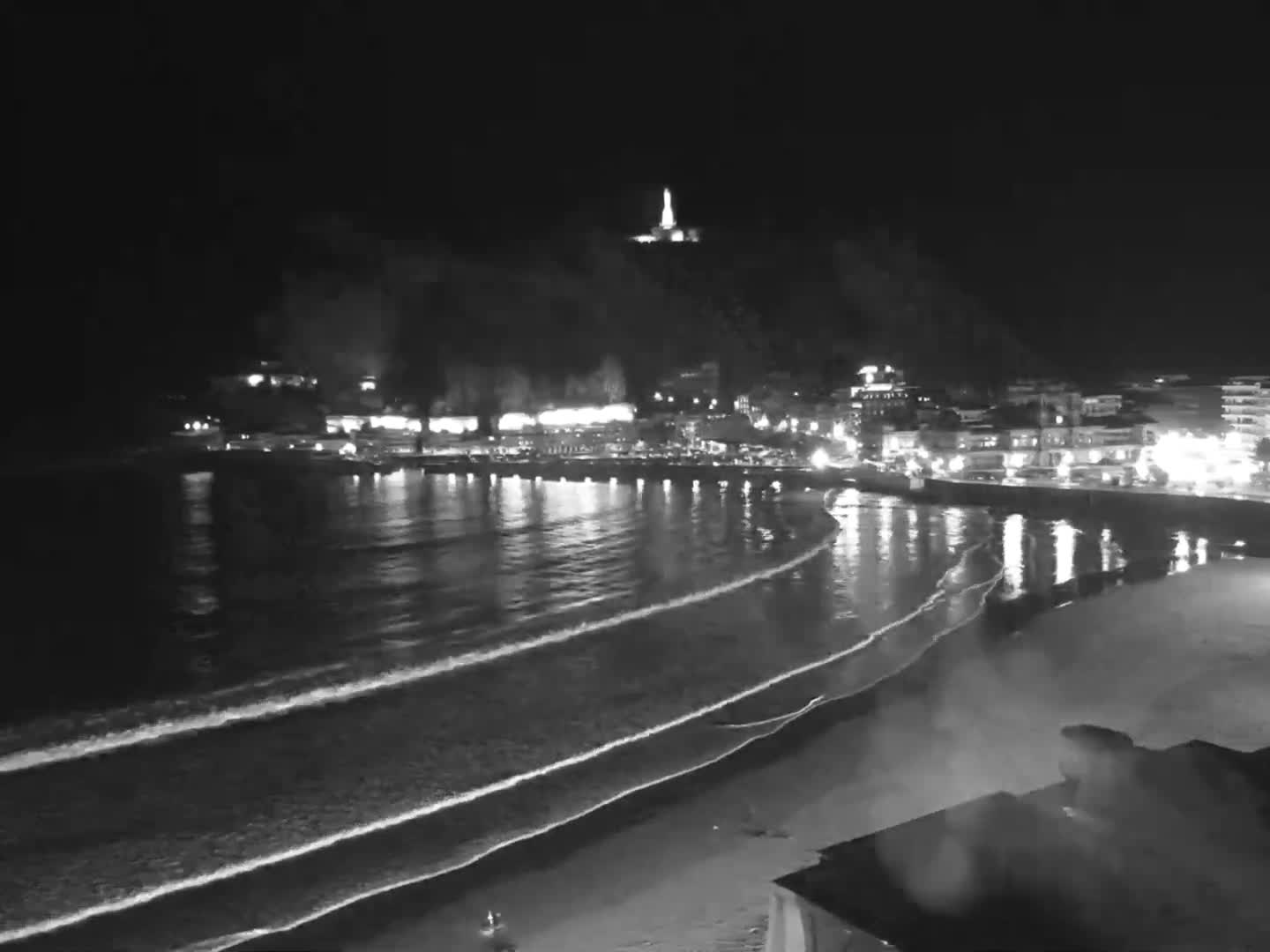 San Sebastian, Playa La Concha Beach Live Cam - Gipuzkoa, Basque, Spain