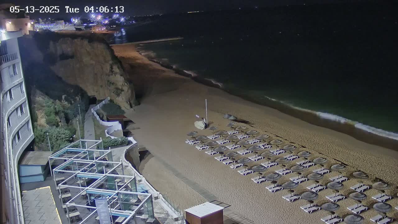 Playas de Albufeira Beach Live Cam - Faro, Algarve, Portugal