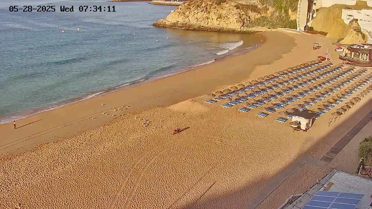 Playas de Albufeira Beach Live Cam - Faro, Algarve, Portugal