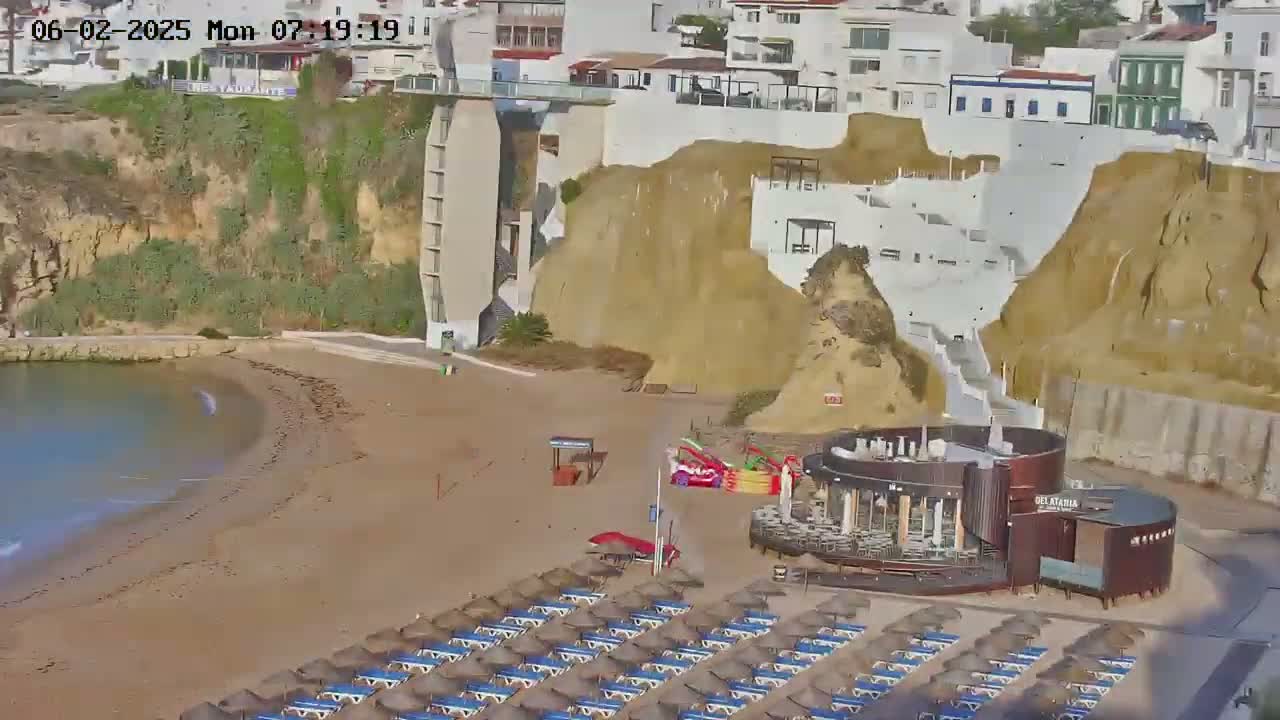 Playas de Albufeira Beach Live Cam - Faro, Algarve, Portugal