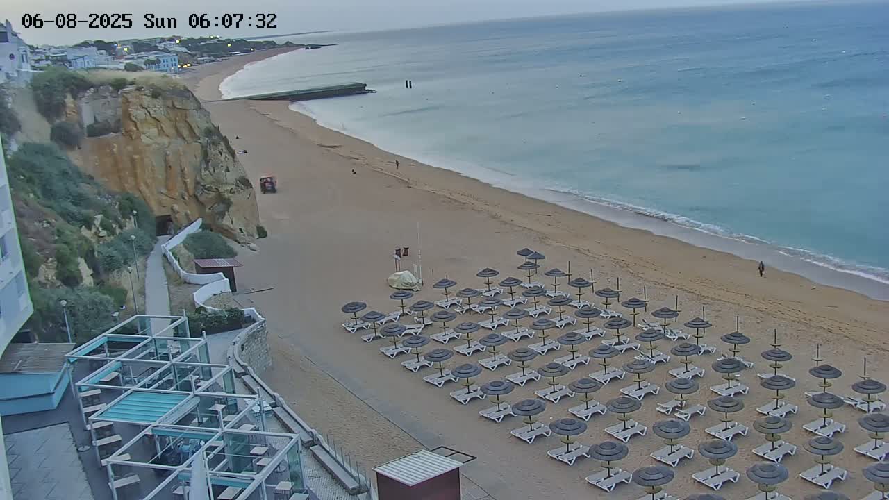Playas de Albufeira Beach Live Cam - Faro, Algarve, Portugal