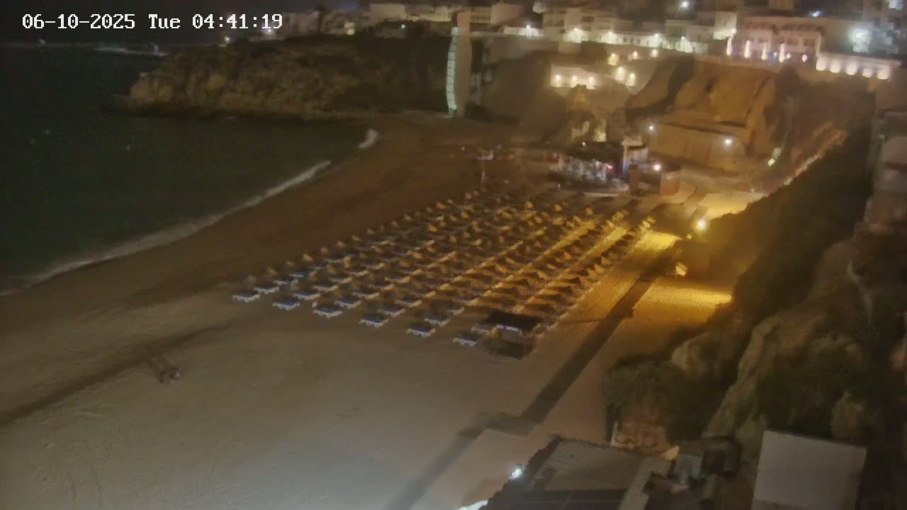 Playas de Albufeira Beach Live Cam - Faro, Algarve, Portugal