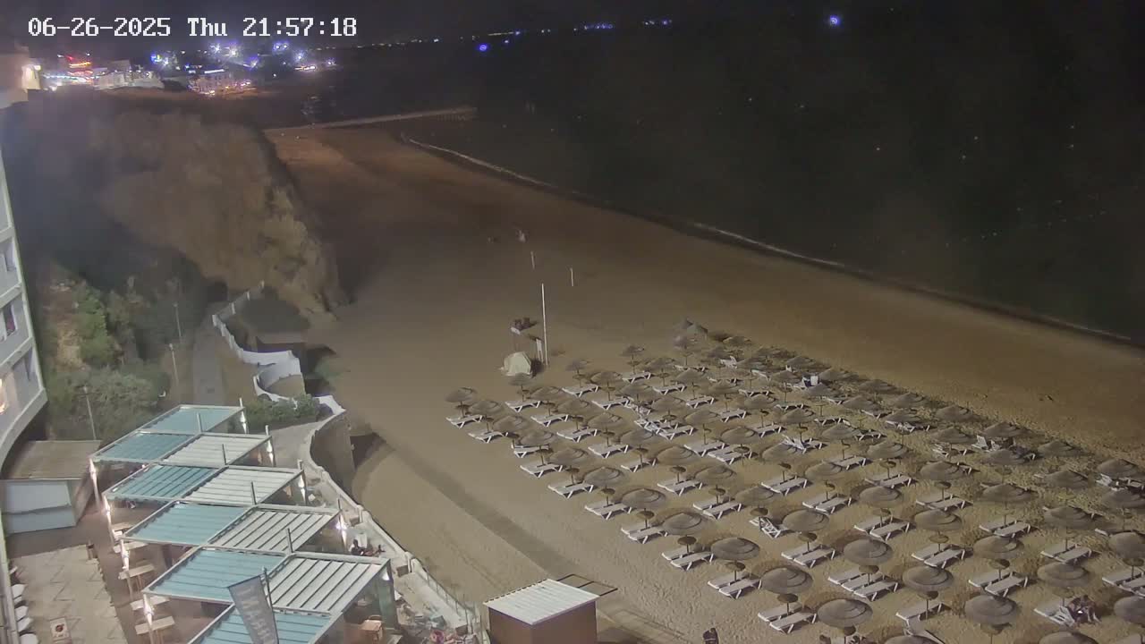 Playas de Albufeira Beach Live Cam - Faro, Algarve, Portugal