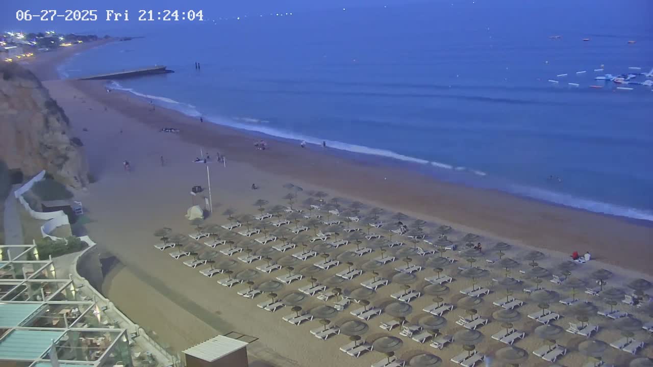 Playas de Albufeira Beach Live Cam - Faro, Algarve, Portugal