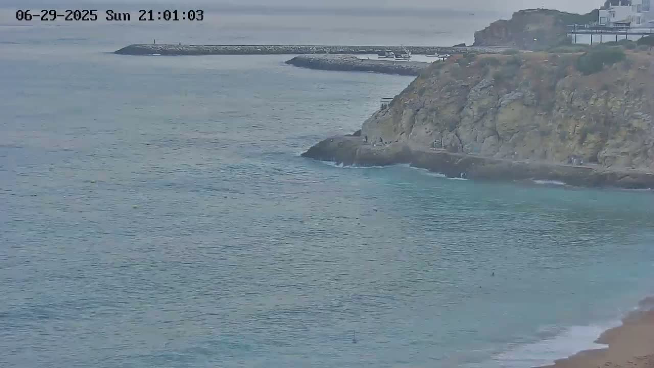 Playas de Albufeira Beach Live Cam - Faro, Algarve, Portugal