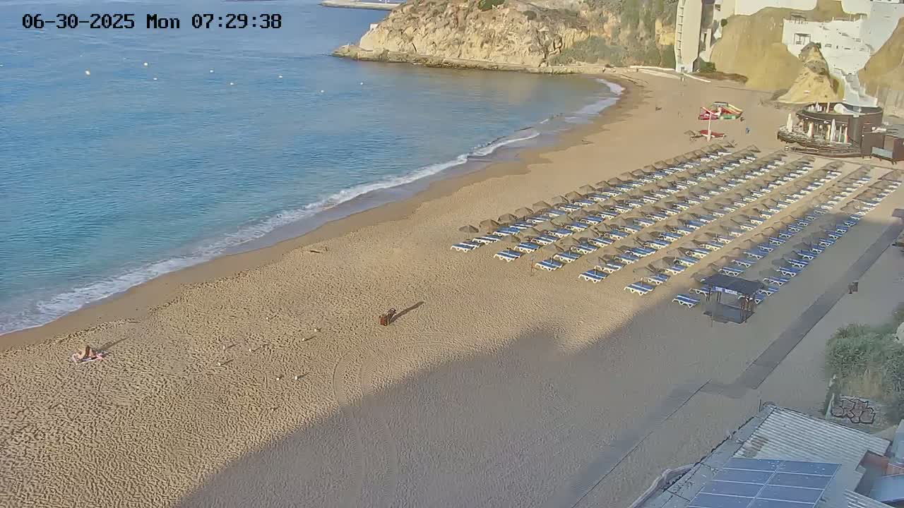 Playas de Albufeira Beach Live Cam - Faro, Algarve, Portugal