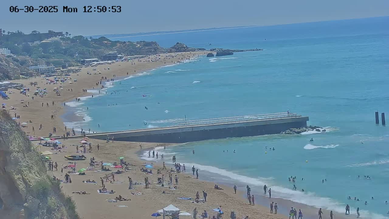 Playas de Albufeira Beach Live Cam - Faro, Algarve, Portugal