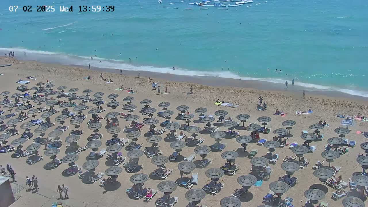 Playas de Albufeira Beach Live Cam - Faro, Algarve, Portugal