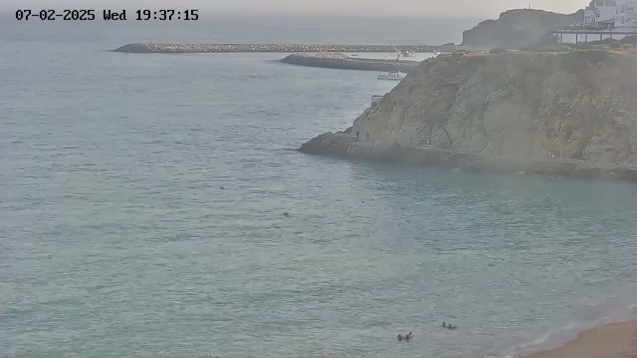 Playas de Albufeira Beach Live Cam - Faro, Algarve, Portugal