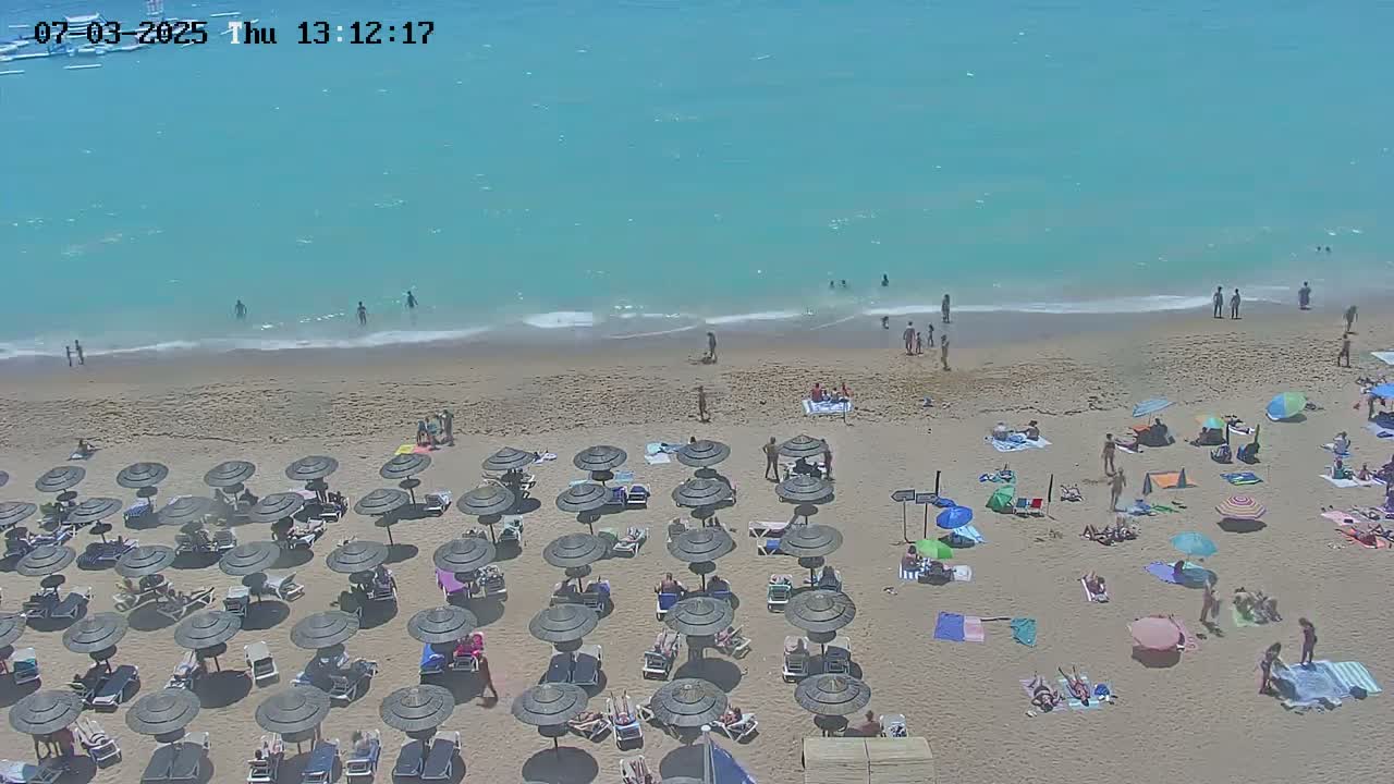 Playas de Albufeira Beach Live Cam - Faro, Algarve, Portugal