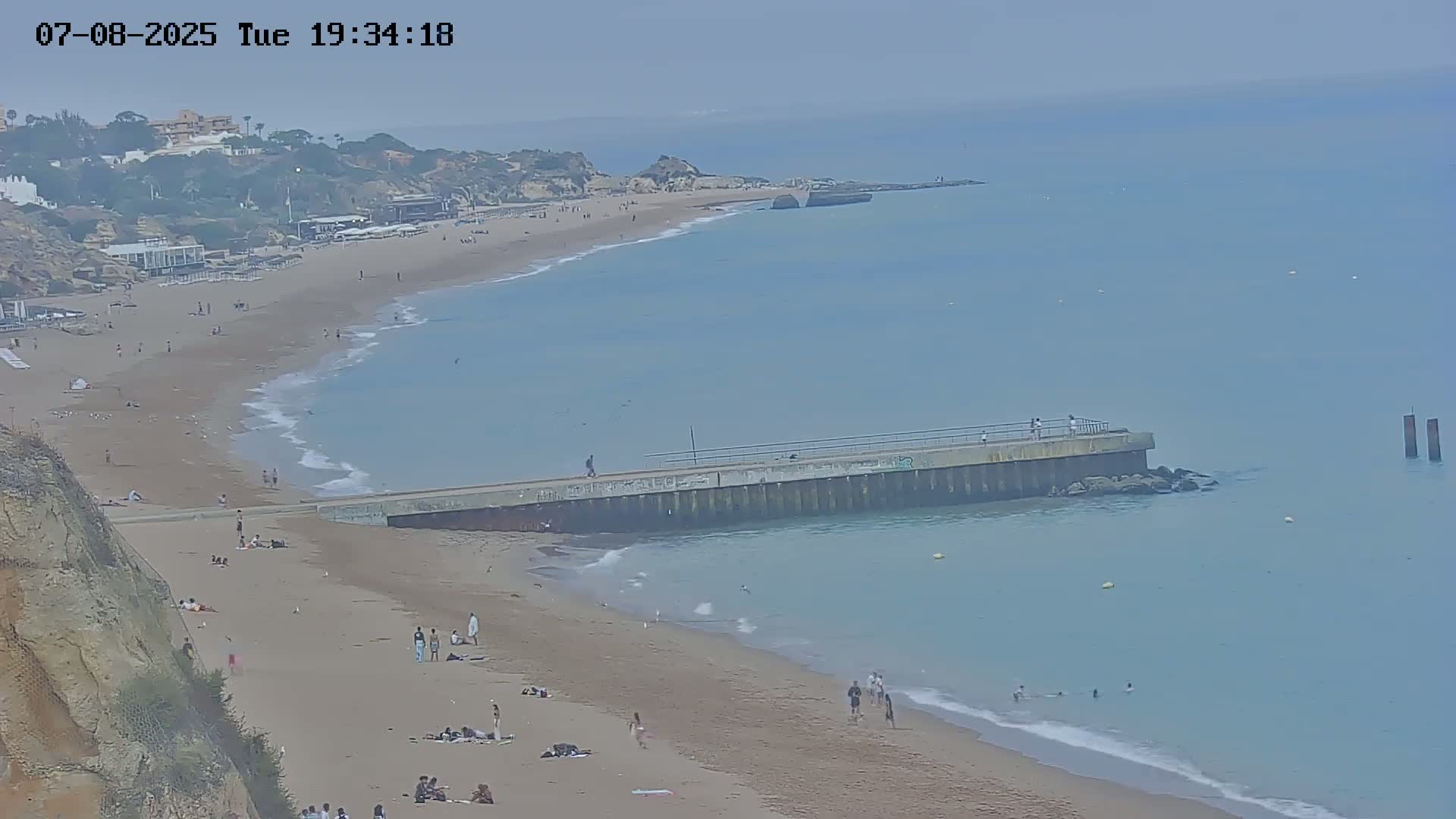 Playas de Albufeira Beach Live Cam - Faro, Algarve, Portugal