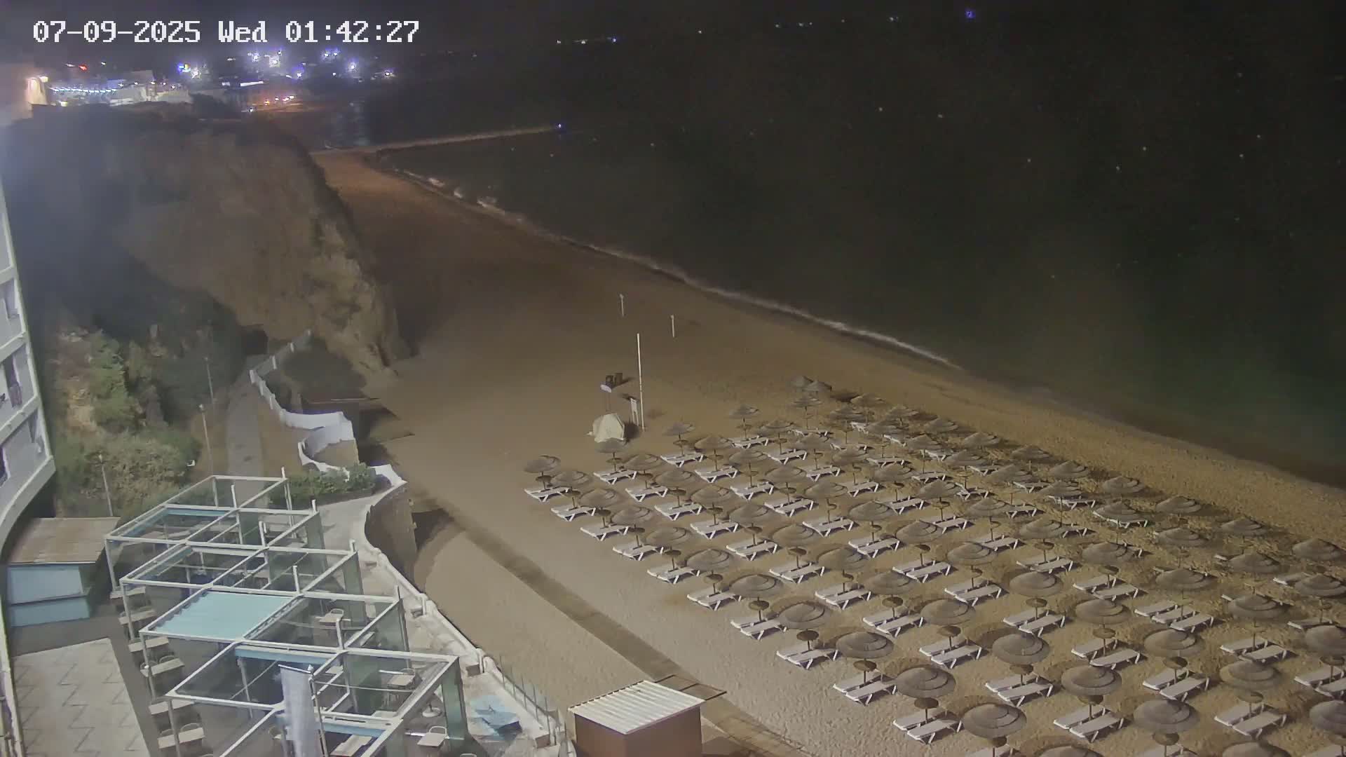 Playas de Albufeira Beach Live Cam - Faro, Algarve, Portugal