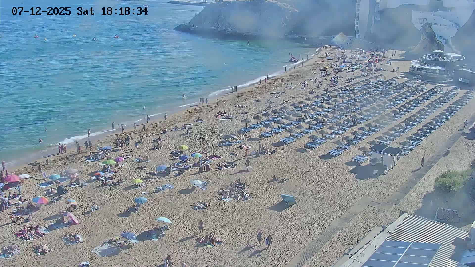Playas de Albufeira Beach Live Cam - Faro, Algarve, Portugal