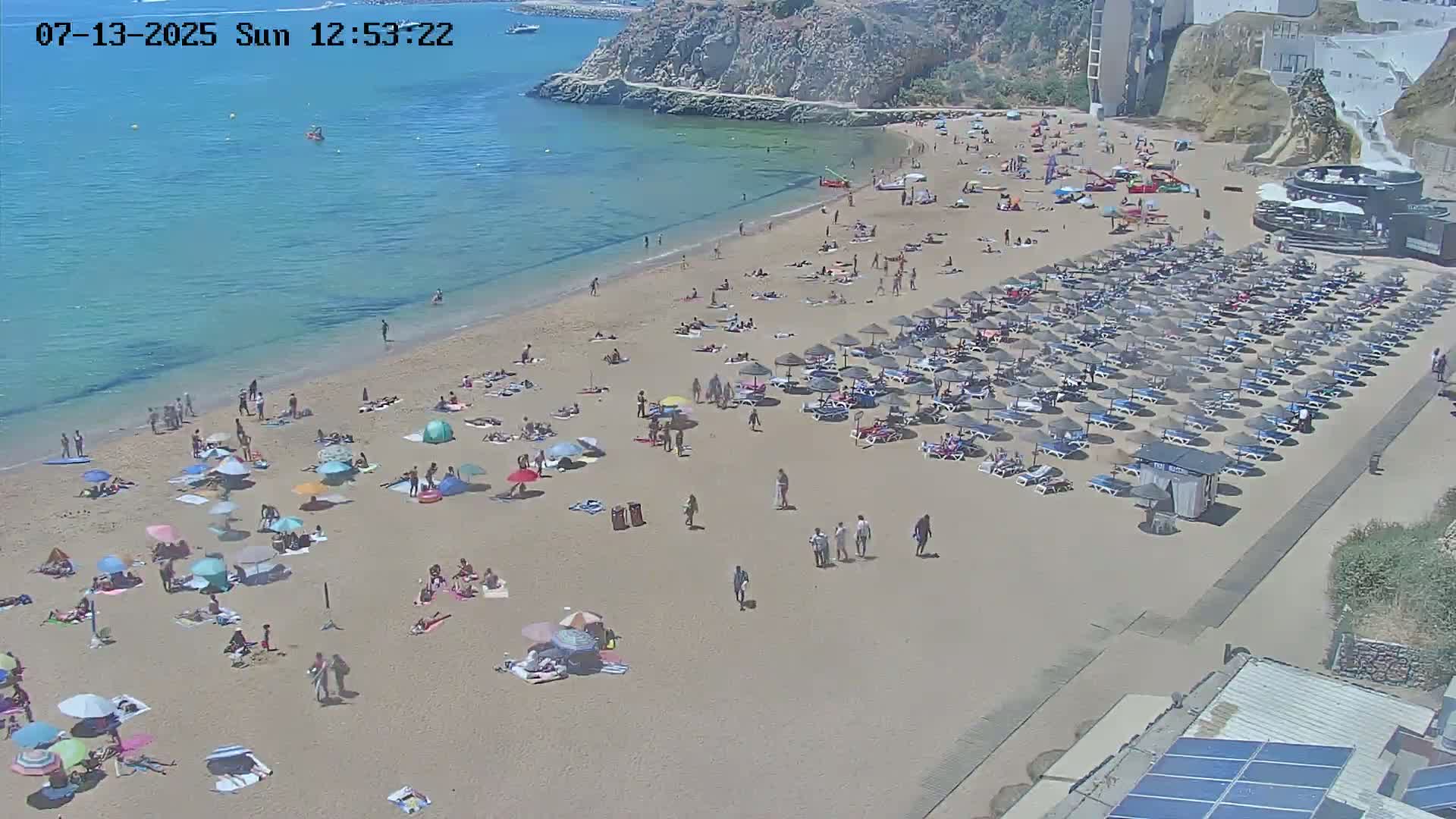 Playas de Albufeira Beach Live Cam - Faro, Algarve, Portugal