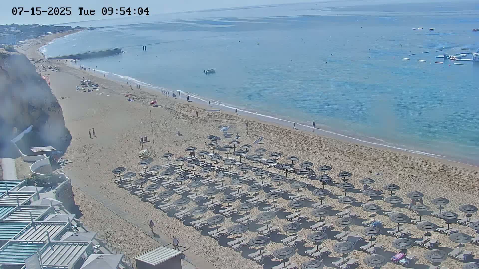 Playas de Albufeira Beach Live Cam - Faro, Algarve, Portugal