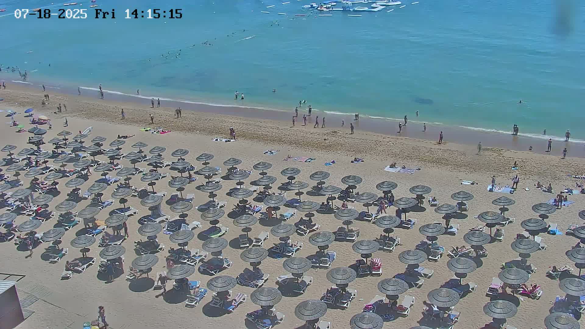 Playas de Albufeira Beach Live Cam - Faro, Algarve, Portugal
