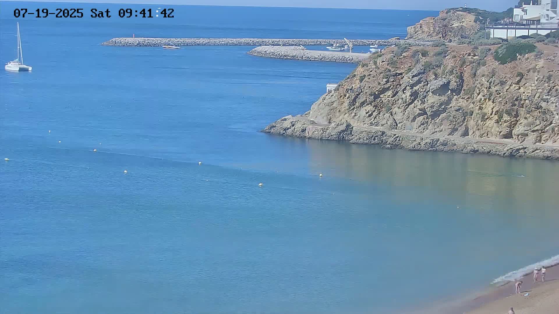 Playas de Albufeira Beach Live Cam - Faro, Algarve, Portugal