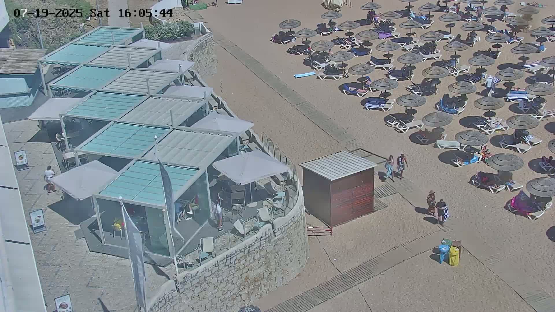 Playas de Albufeira Beach Live Cam - Faro, Algarve, Portugal