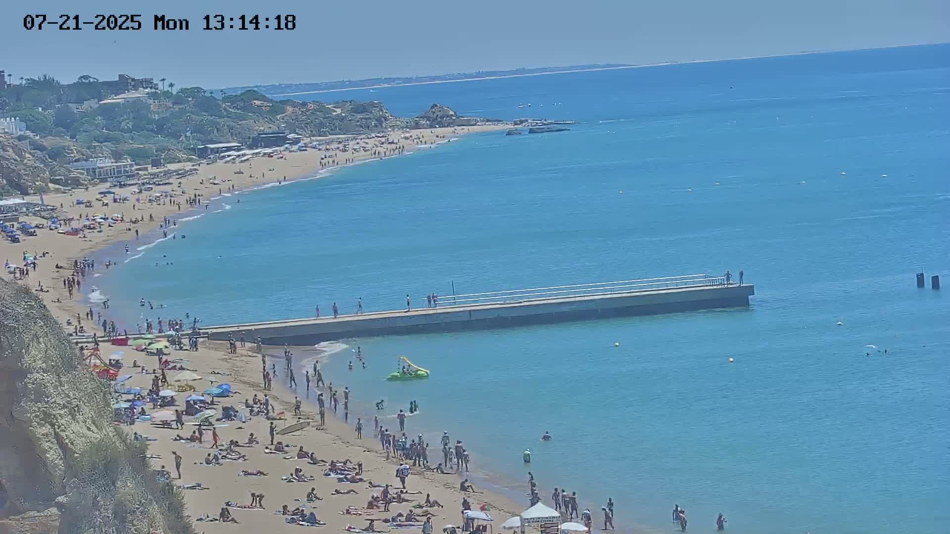 Playas de Albufeira Beach Live Cam - Faro, Algarve, Portugal