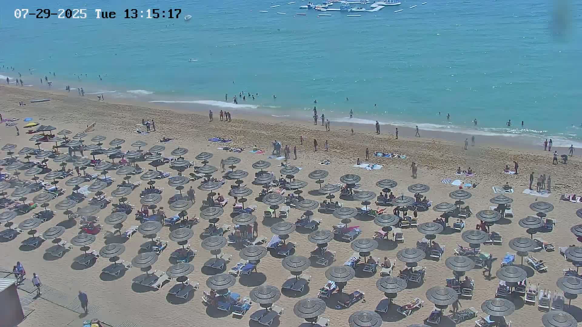 Playas de Albufeira Beach Live Cam - Faro, Algarve, Portugal