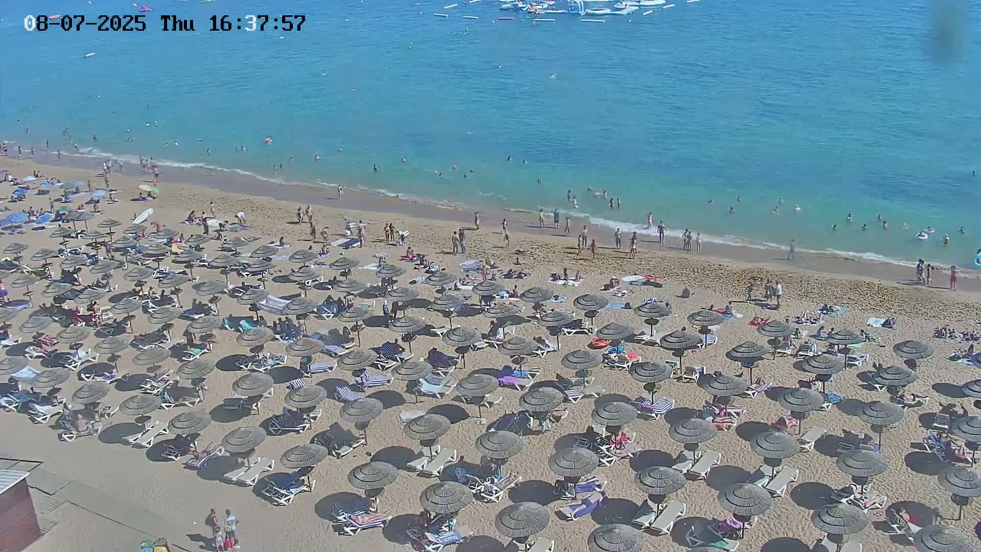 Playas de Albufeira Beach Live Cam - Faro, Algarve, Portugal