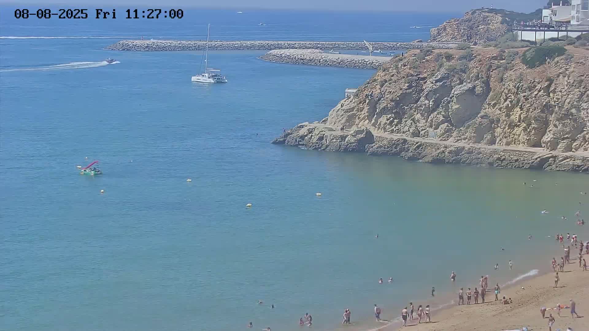 Playas de Albufeira Beach Live Cam - Faro, Algarve, Portugal