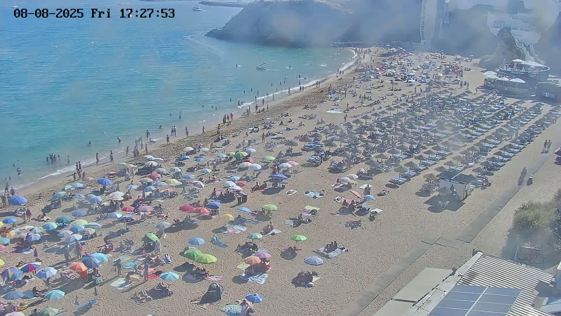 Playas de Albufeira Beach Live Cam - Faro, Algarve, Portugal