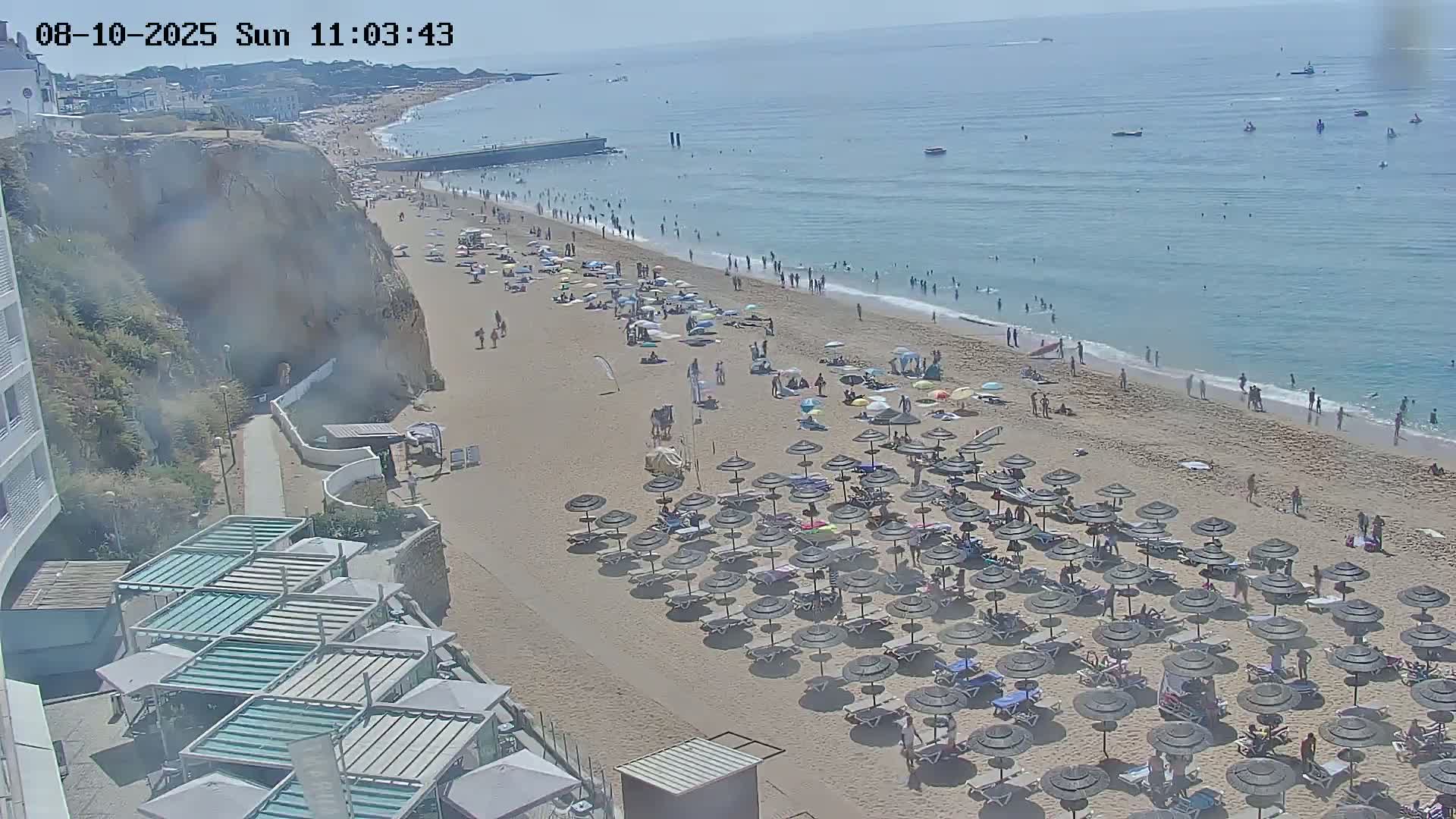 Playas de Albufeira Beach Live Cam - Faro, Algarve, Portugal