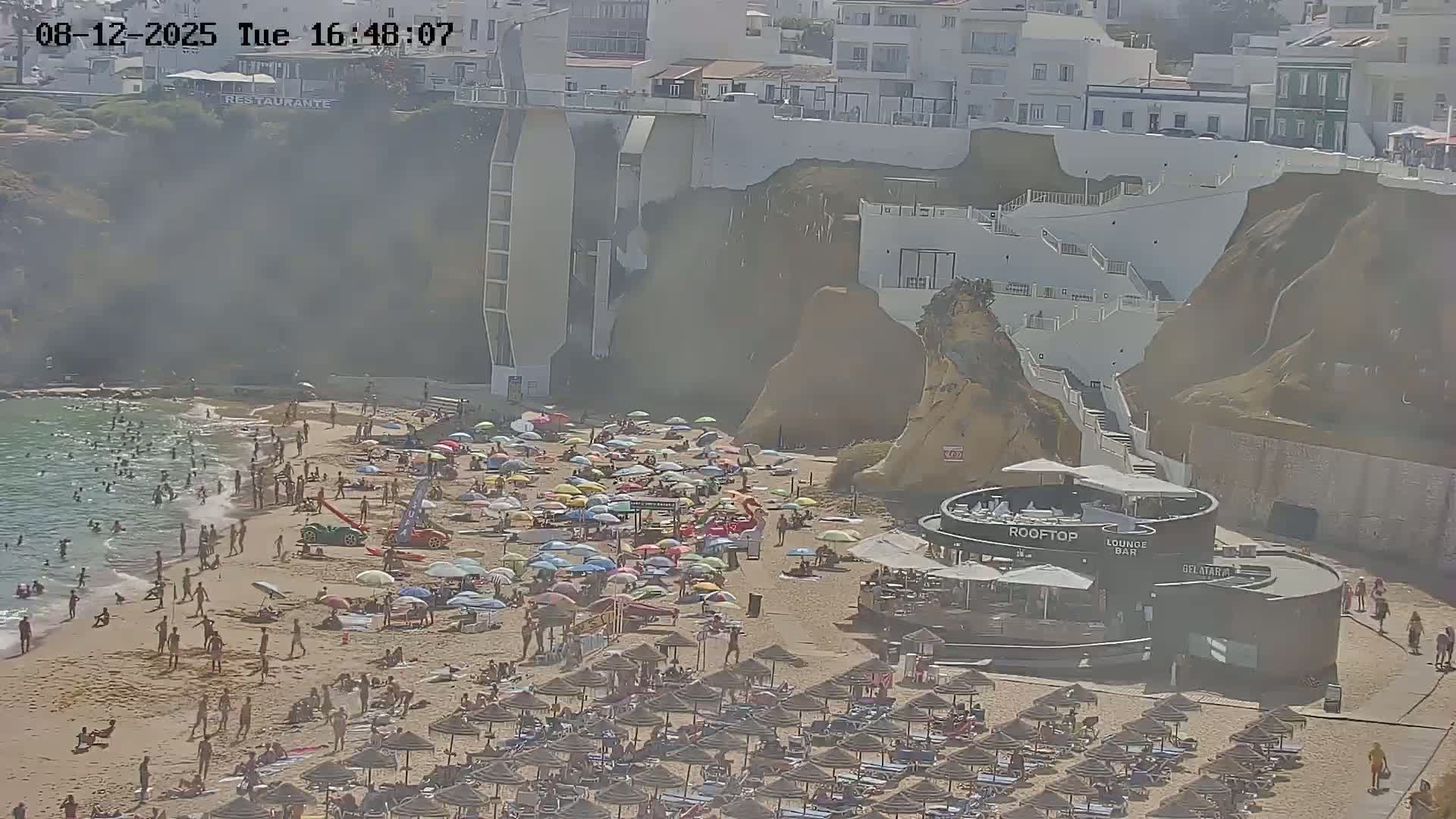 Playas de Albufeira Beach Live Cam - Faro, Algarve, Portugal