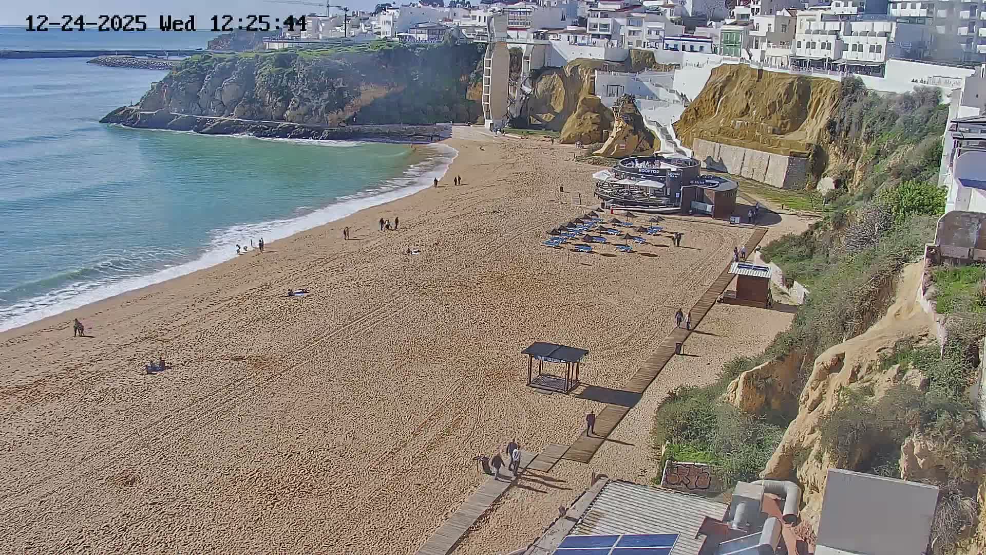 Playas de Albufeira Beach Live Cam - Faro, Algarve, Portugal