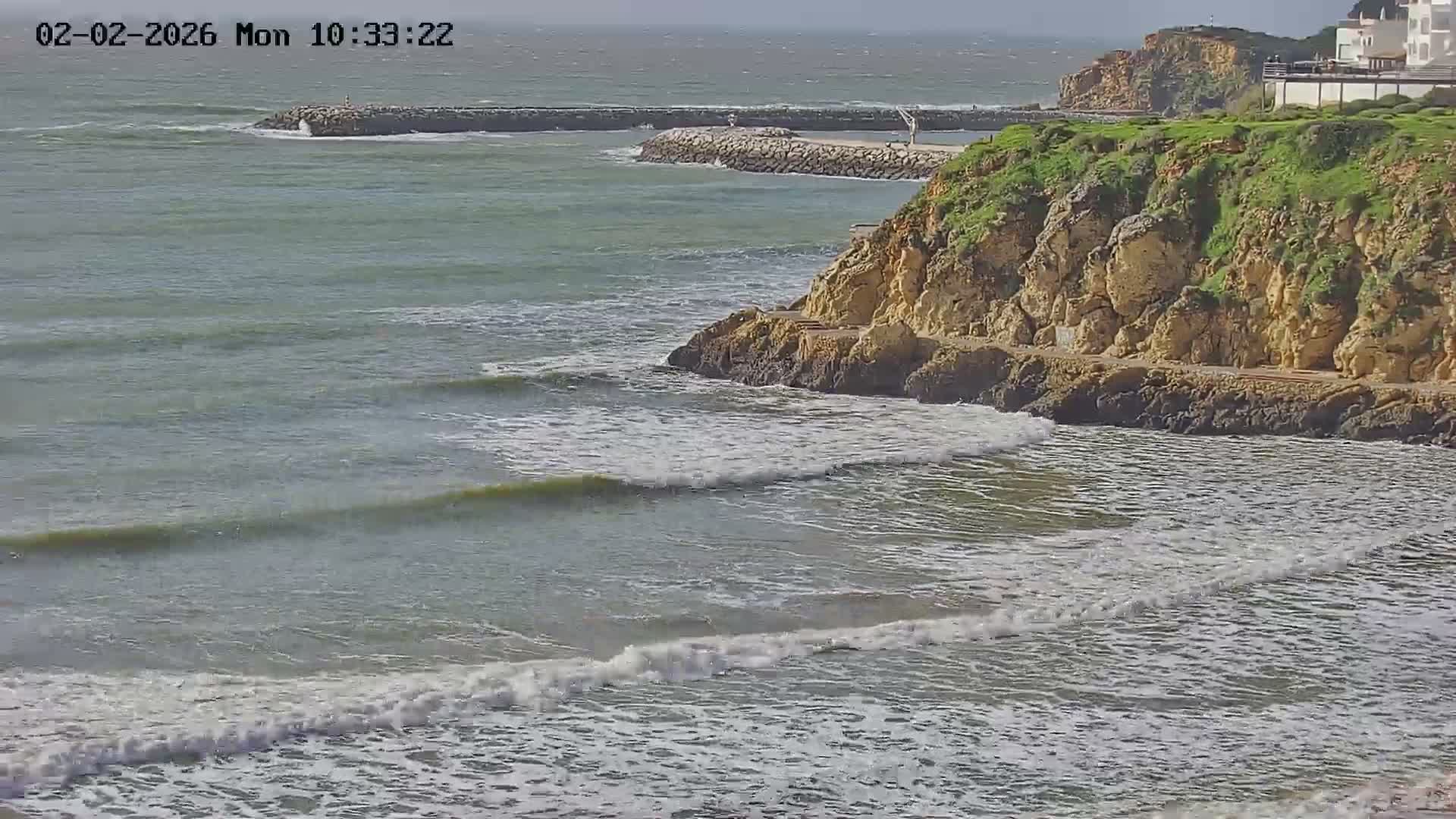 Playas de Albufeira Beach Live Cam - Faro, Algarve, Portugal
