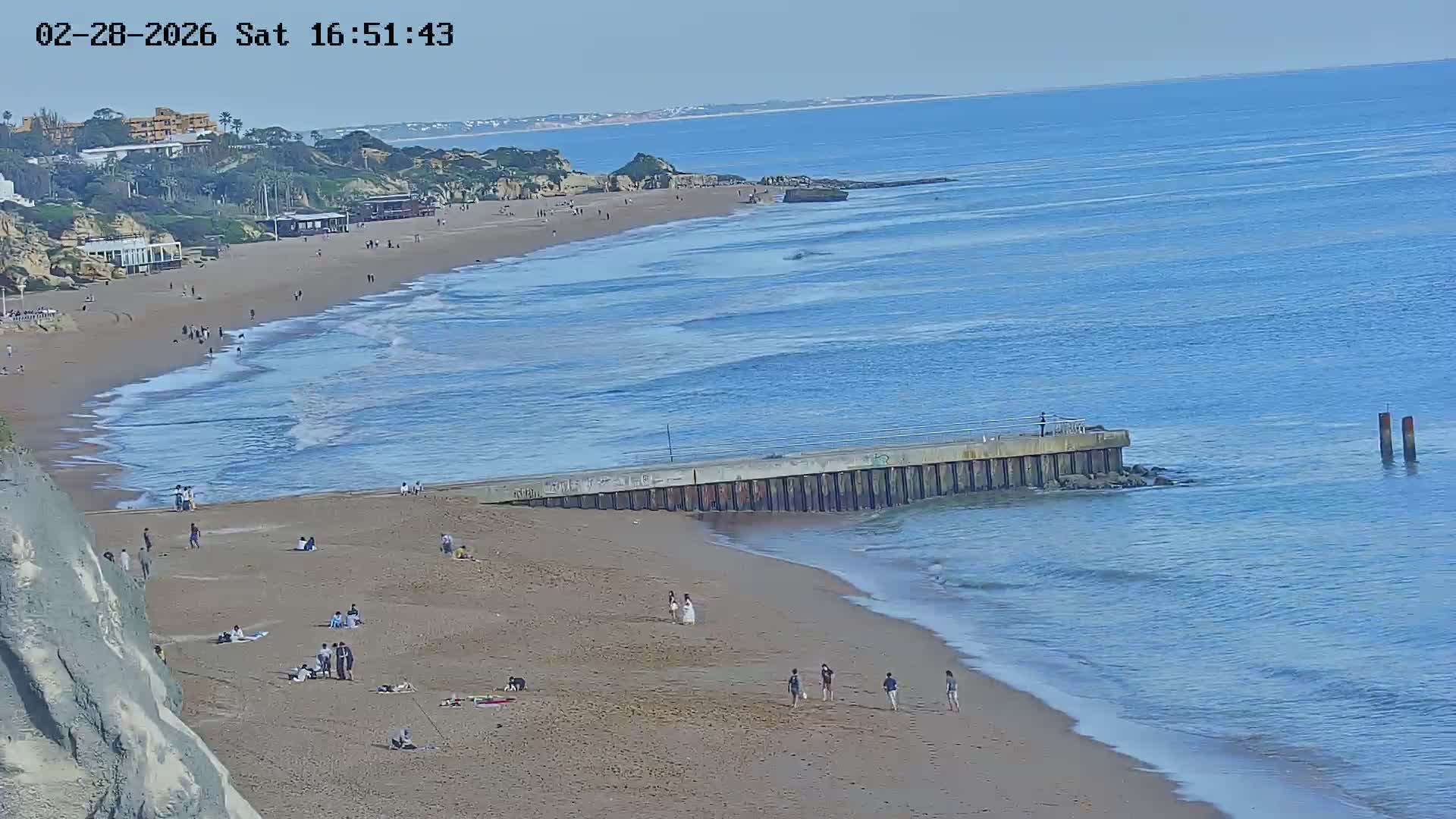 Playas de Albufeira Beach Live Cam - Faro, Algarve, Portugal