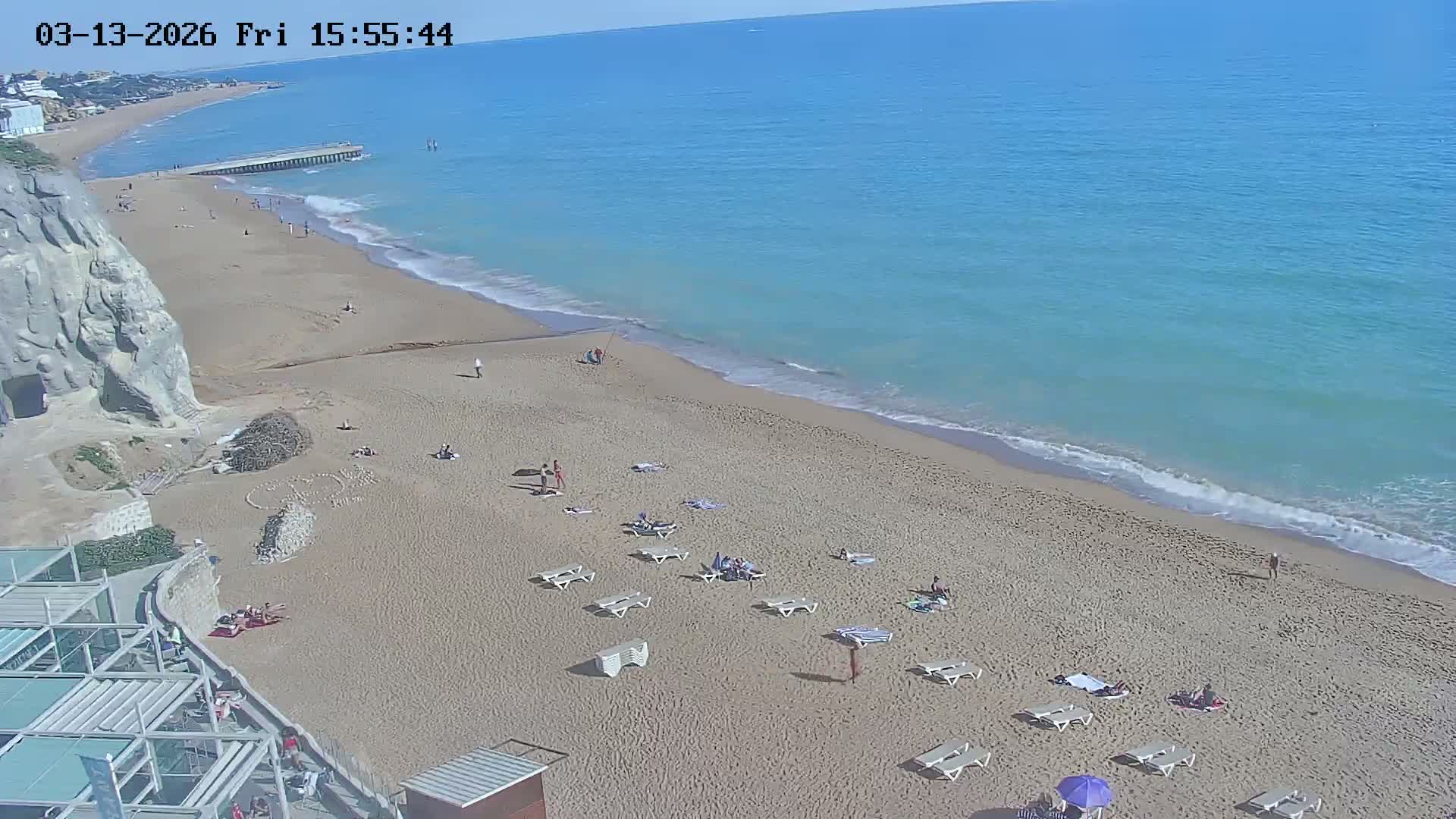 Playas de Albufeira Beach Live Cam - Faro, Algarve, Portugal