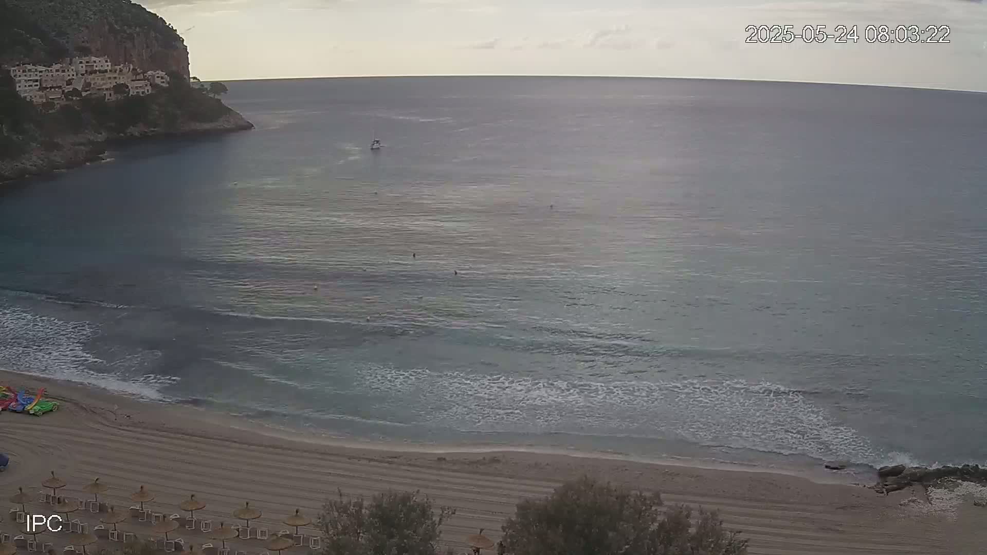 Capdepera, Playa de Canyamel Beach Live Cam - Mallorca, Balearic Islands, Spain
