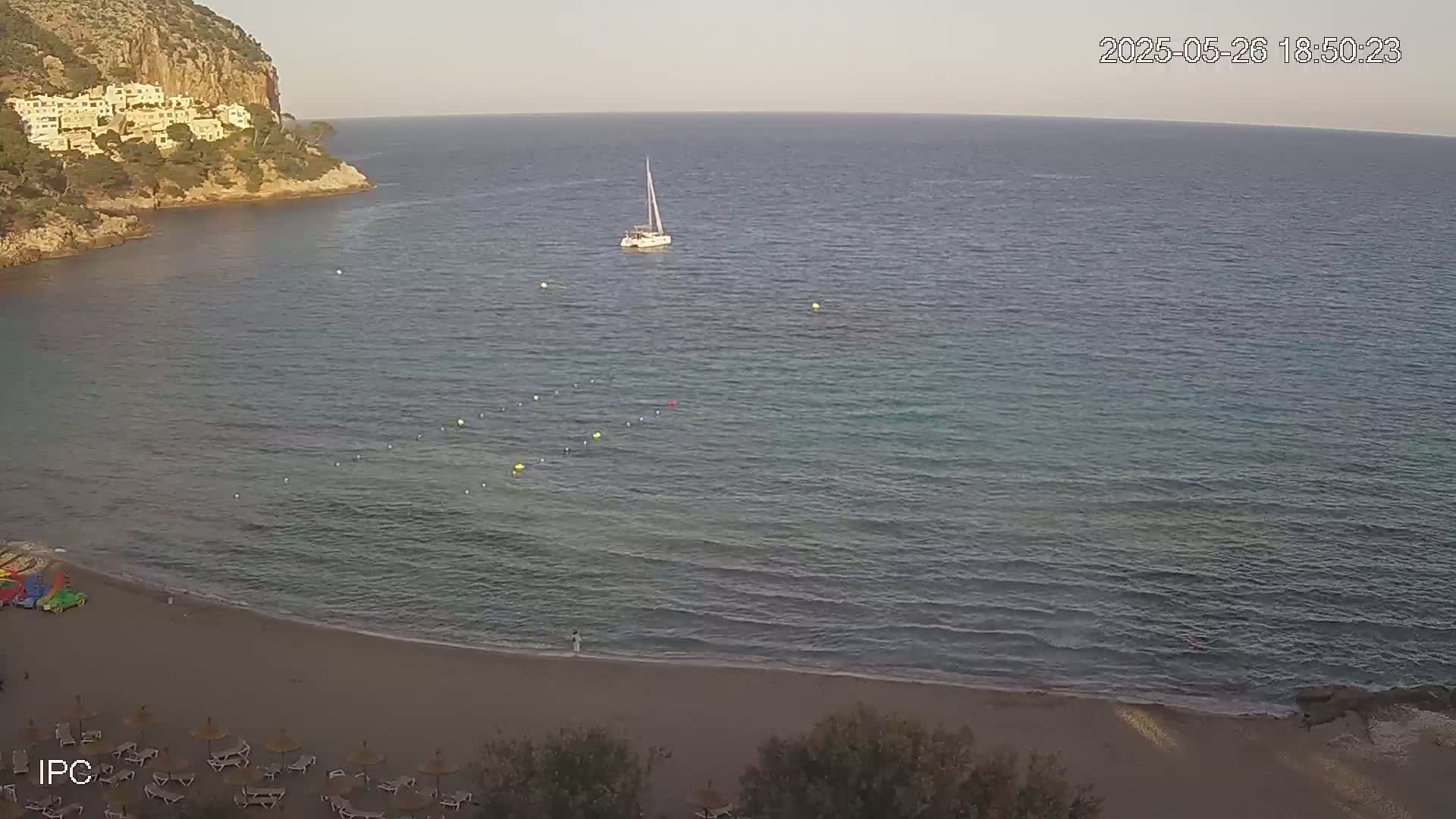 Capdepera, Playa de Canyamel Beach Live Cam - Mallorca, Balearic Islands, Spain