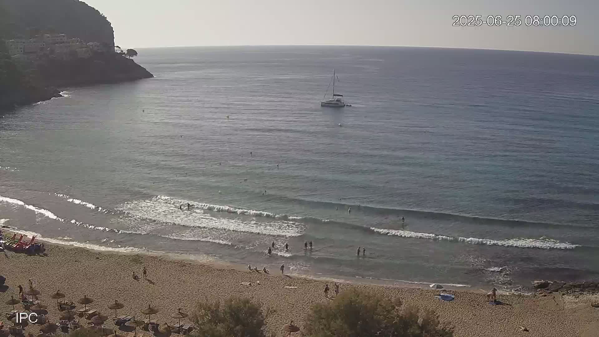 Capdepera, Playa de Canyamel Beach Live Cam - Mallorca, Balearic Islands, Spain
