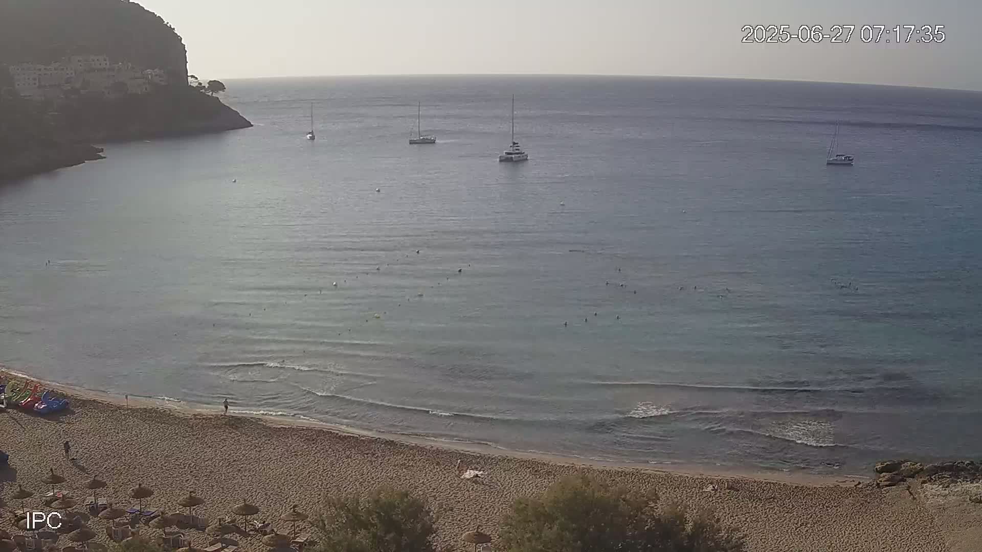 Capdepera, Playa de Canyamel Beach Live Cam - Mallorca, Balearic Islands, Spain