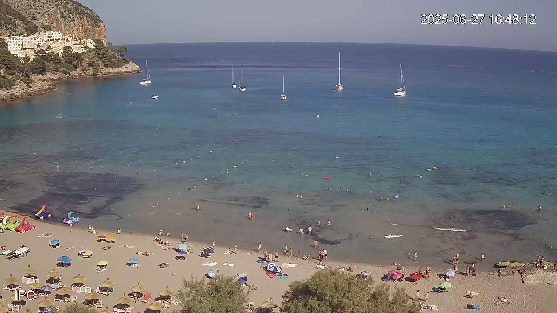 Capdepera, Playa de Canyamel Beach Live Cam - Mallorca, Balearic Islands, Spain