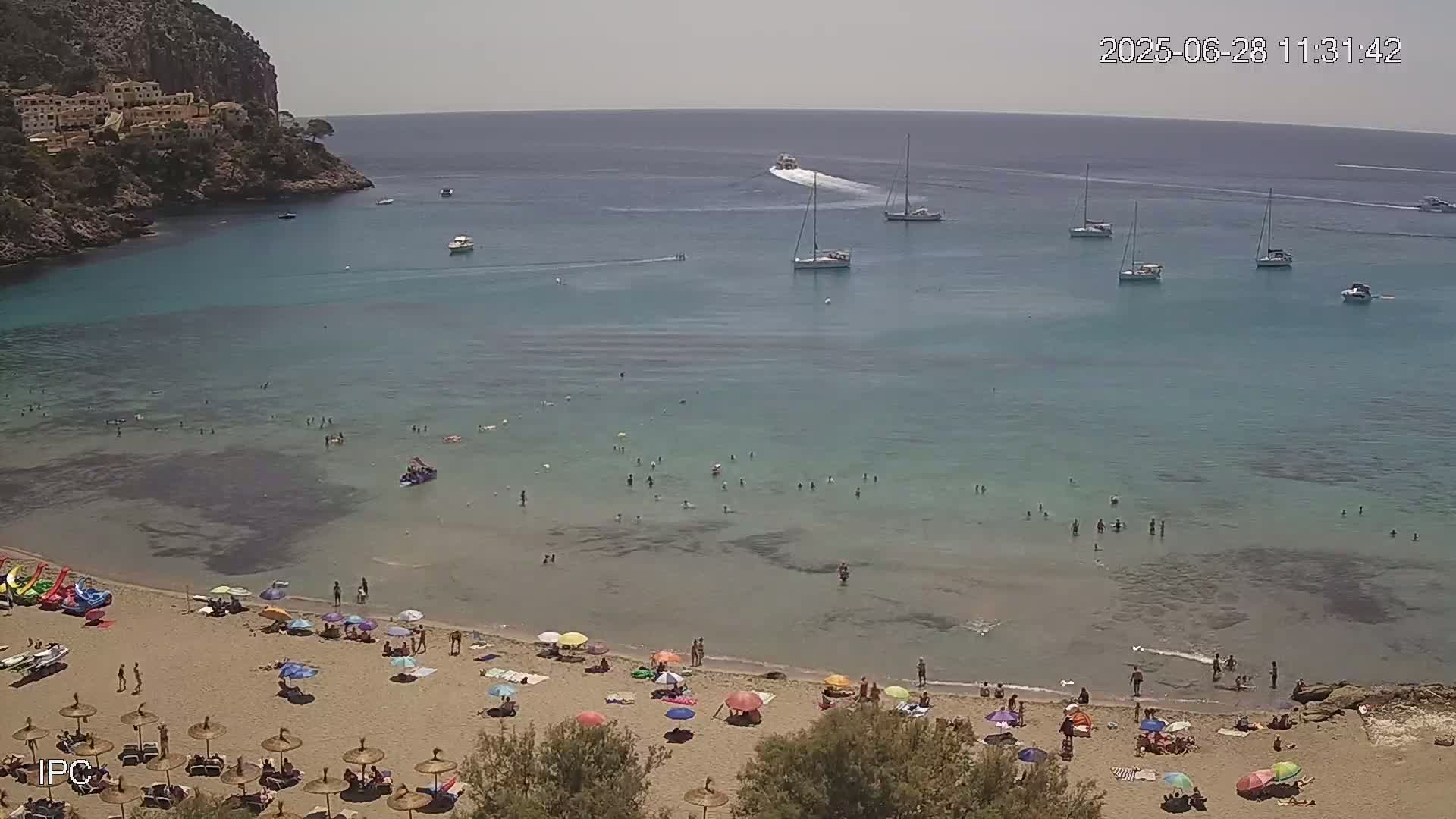 Capdepera, Playa de Canyamel Beach Live Cam - Mallorca, Balearic Islands, Spain