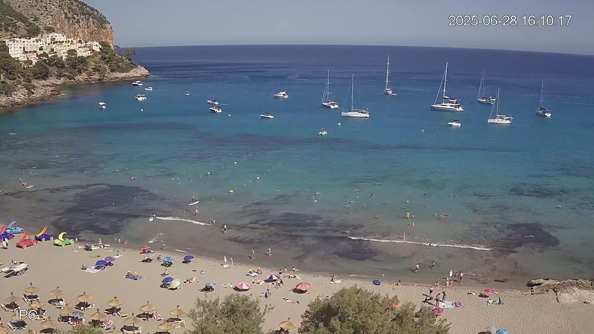 Capdepera, Playa de Canyamel Beach Live Cam - Mallorca, Balearic Islands, Spain
