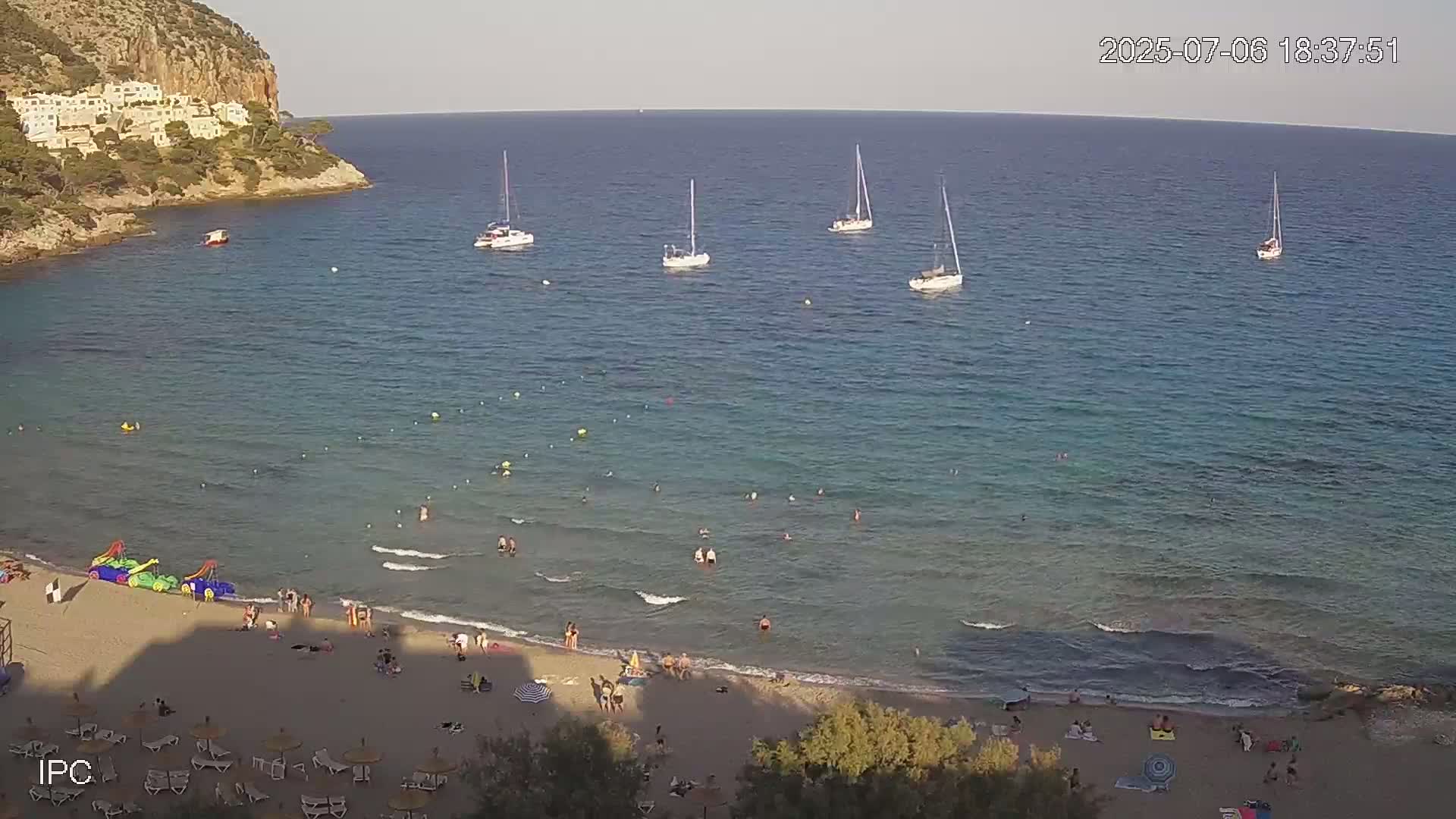 Capdepera, Playa de Canyamel Beach Live Cam - Mallorca, Balearic Islands, Spain