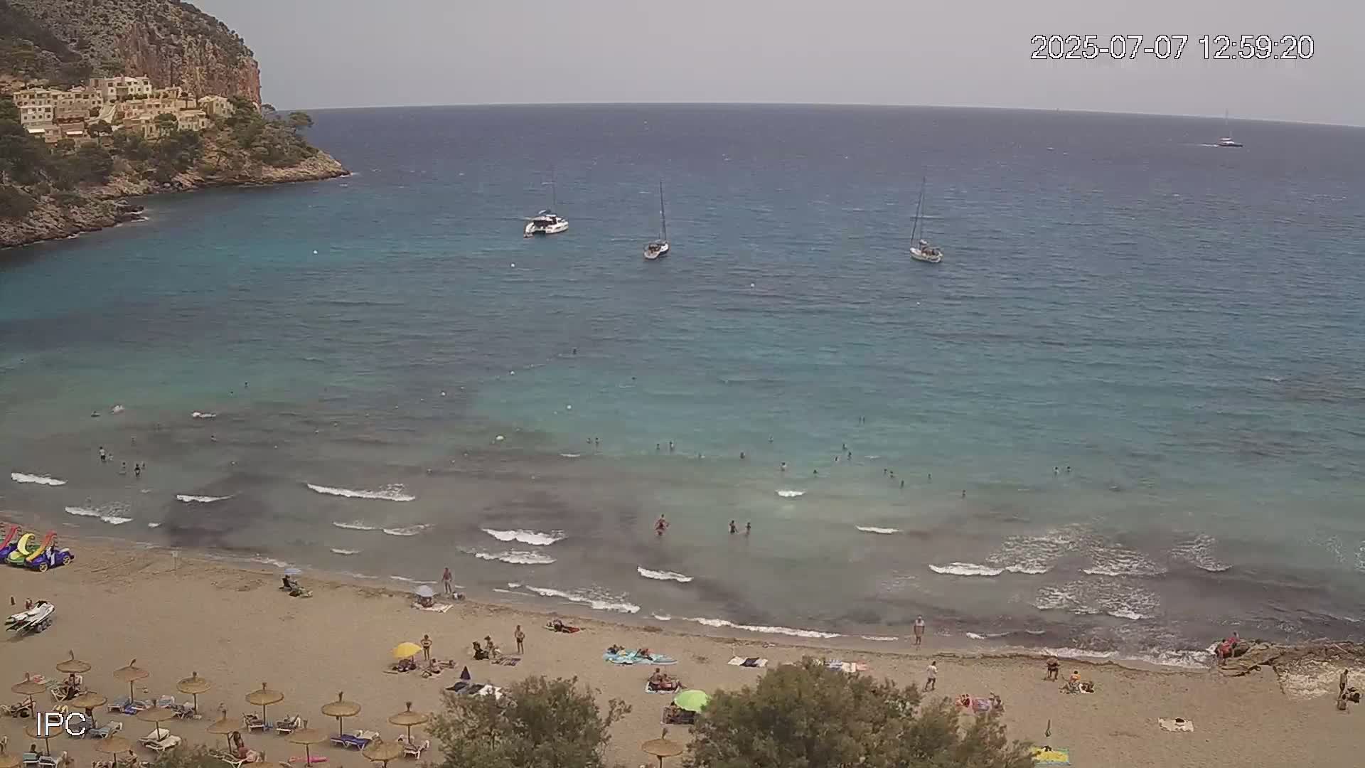 Capdepera, Playa de Canyamel Beach Live Cam - Mallorca, Balearic Islands, Spain