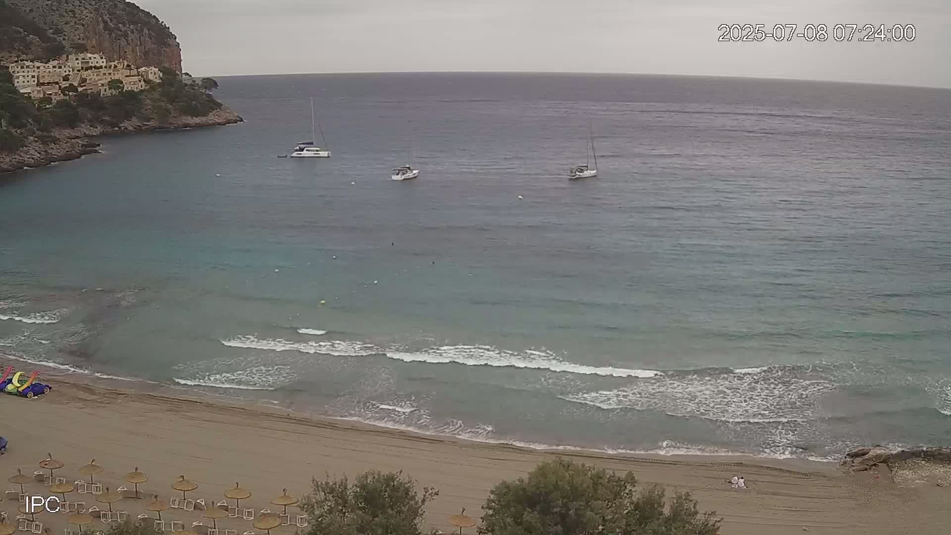 Capdepera, Playa de Canyamel Beach Live Cam - Mallorca, Balearic Islands, Spain