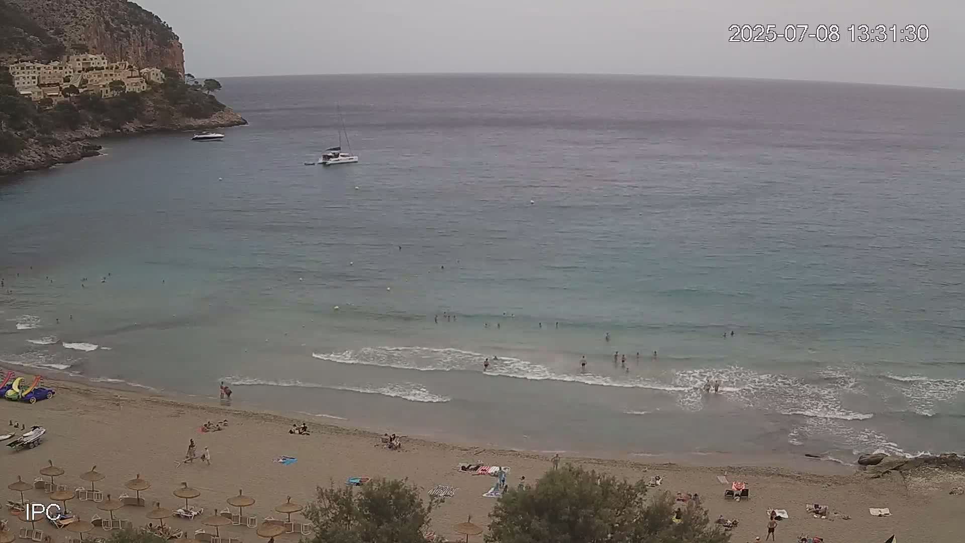 Capdepera, Playa de Canyamel Beach Live Cam - Mallorca, Balearic Islands, Spain