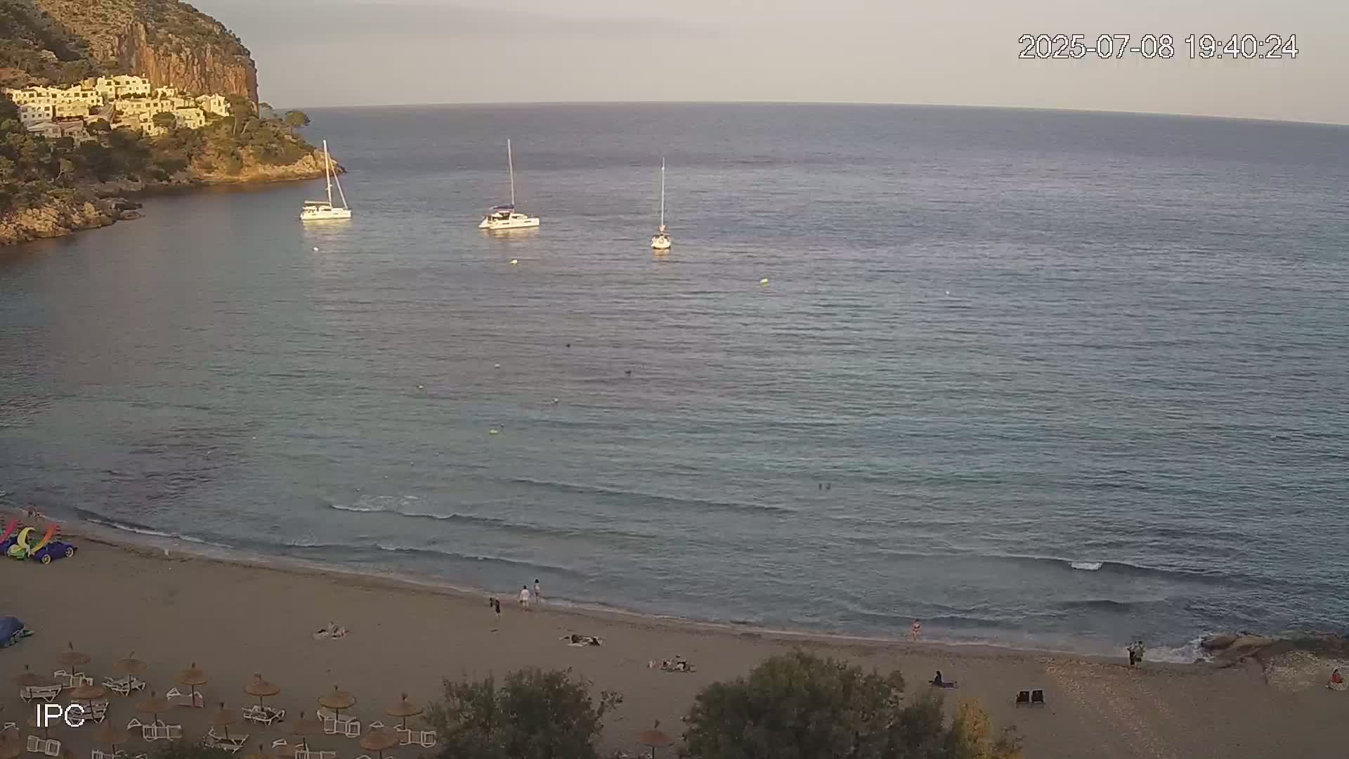 Capdepera, Playa de Canyamel Beach Live Cam - Mallorca, Balearic Islands, Spain