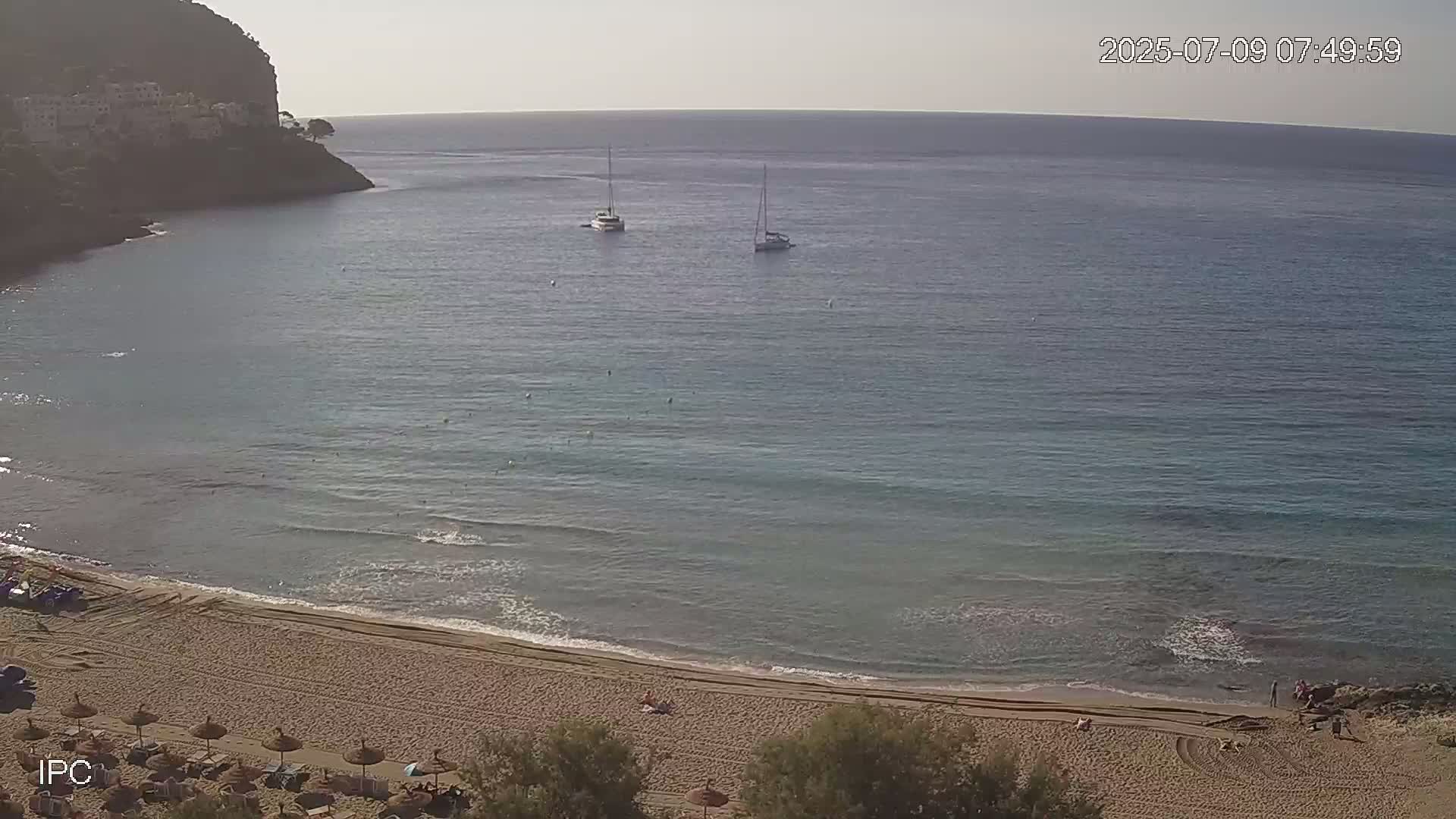 Capdepera, Playa de Canyamel Beach Live Cam - Mallorca, Balearic Islands, Spain