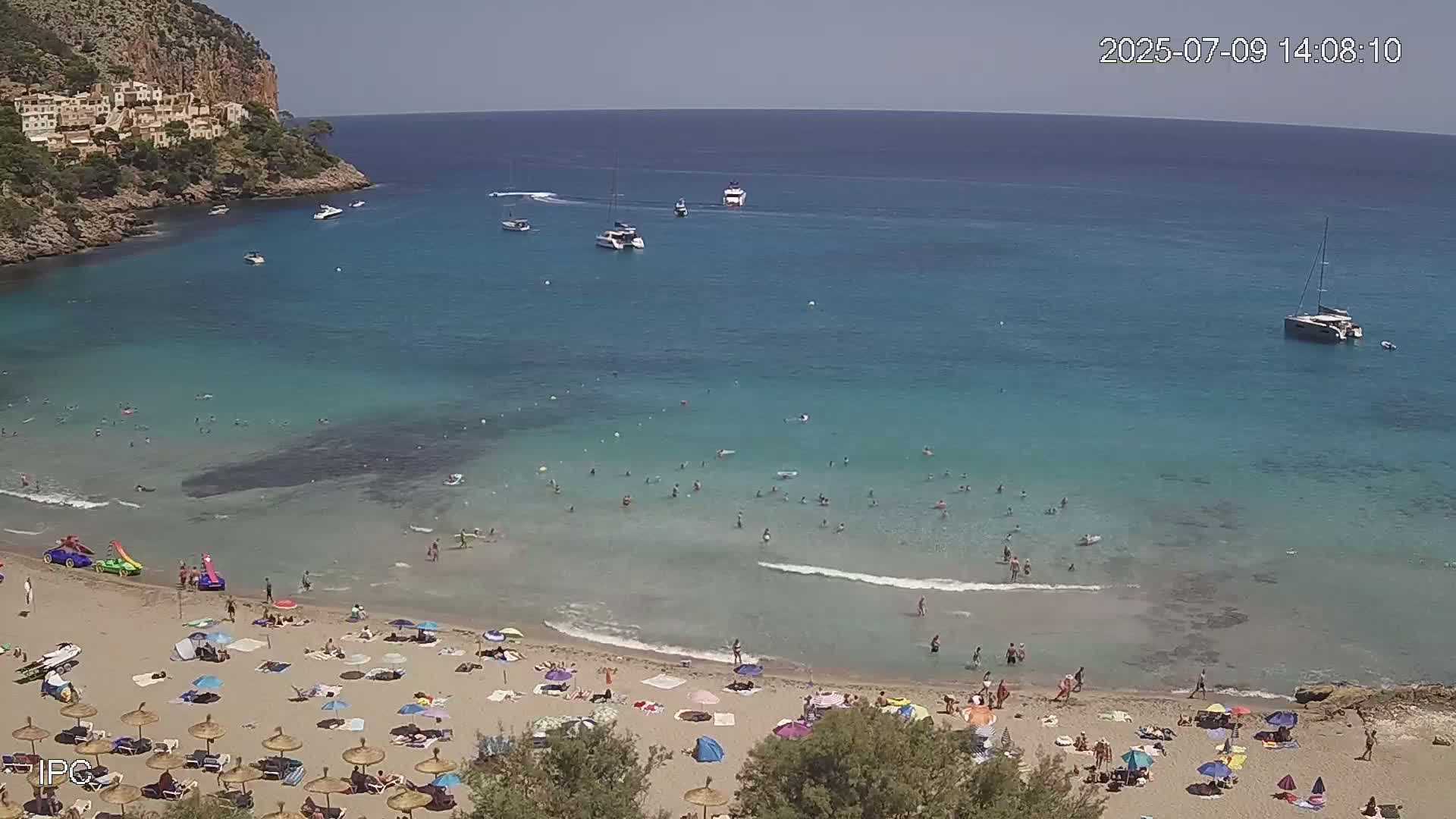 Capdepera, Playa de Canyamel Beach Live Cam - Mallorca, Balearic Islands, Spain