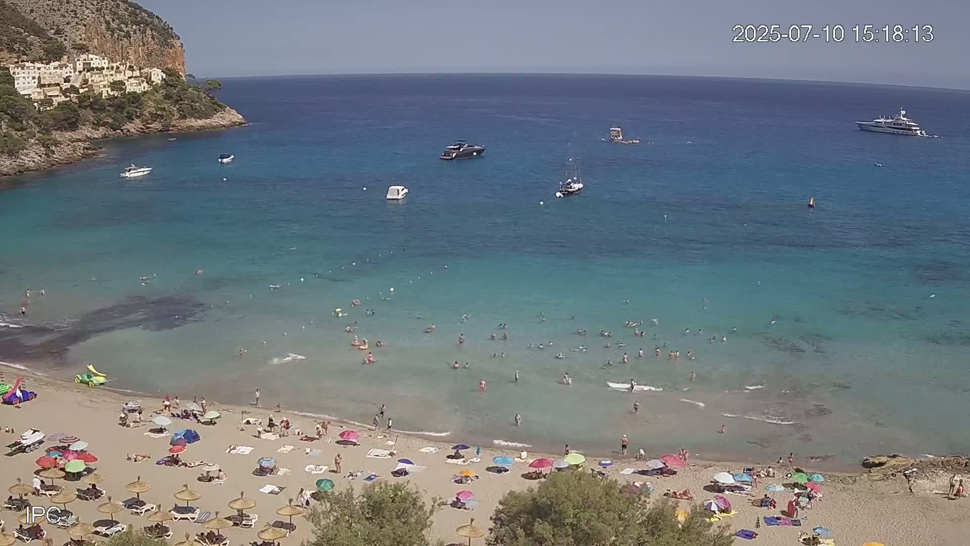 Capdepera, Playa de Canyamel Beach Live Cam - Mallorca, Balearic Islands, Spain