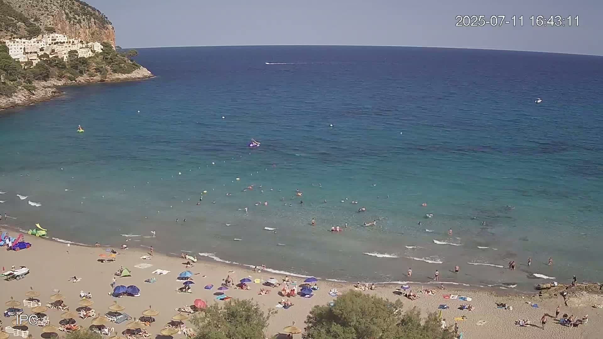 Capdepera, Playa de Canyamel Beach Live Cam - Mallorca, Balearic Islands, Spain